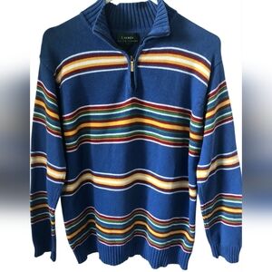 Lauren Ralph Lauren Women's 1/4 Zip-up Knit Sweater Size Medium